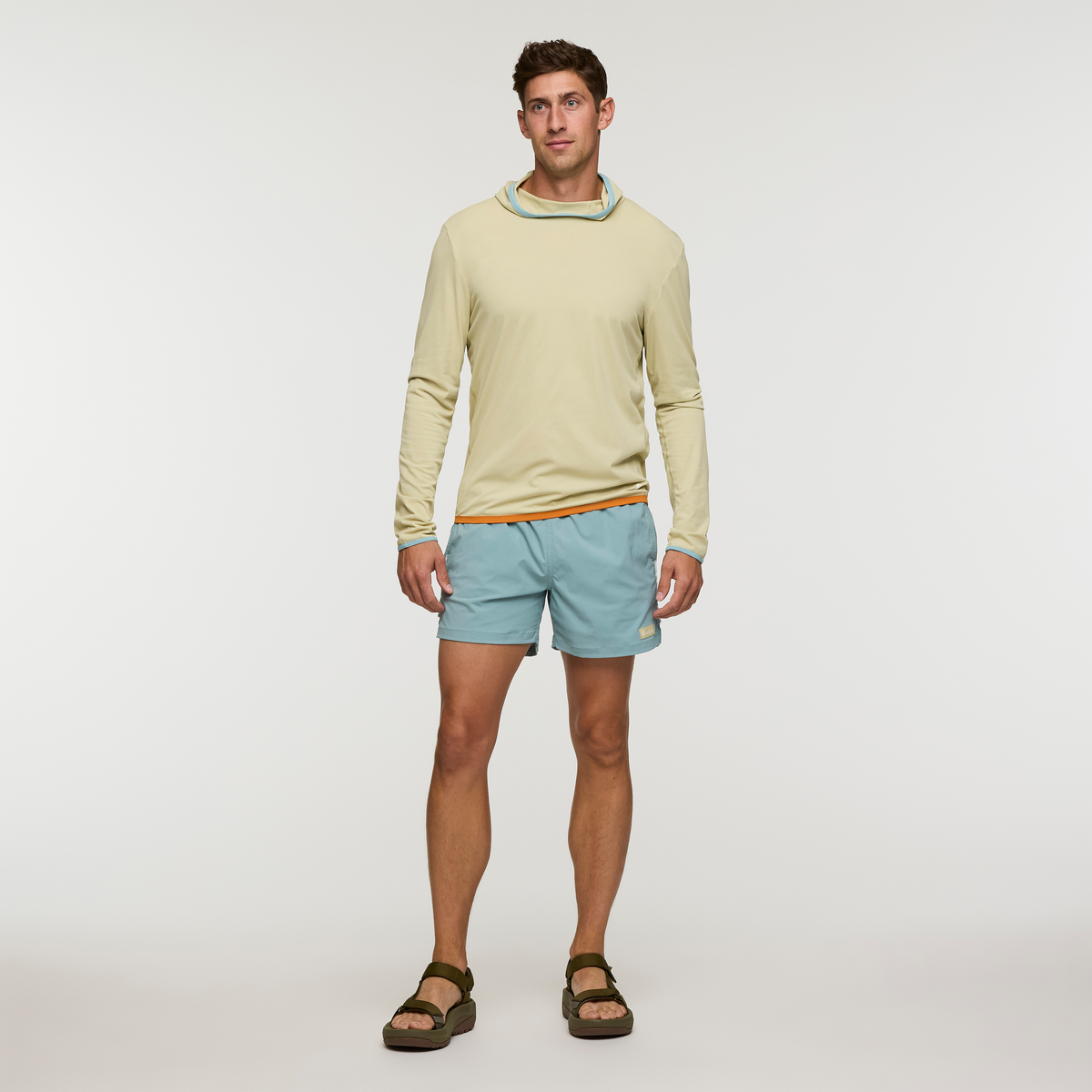 Sombra Sun Hoodie - Men's, Grain, Model Jackson, shoppable