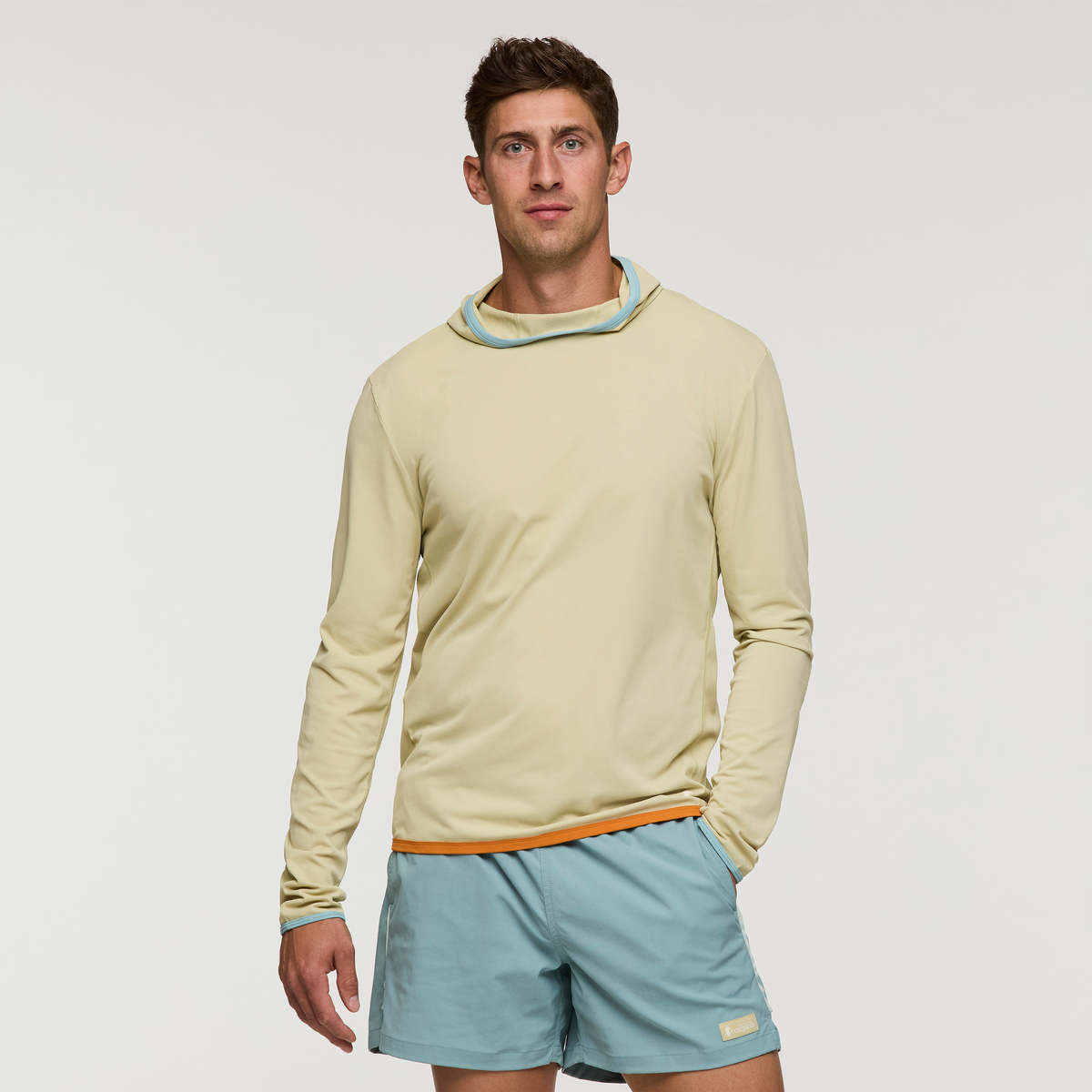 Sombra Sun Hoodie - Men's, Grain, Model Jackson