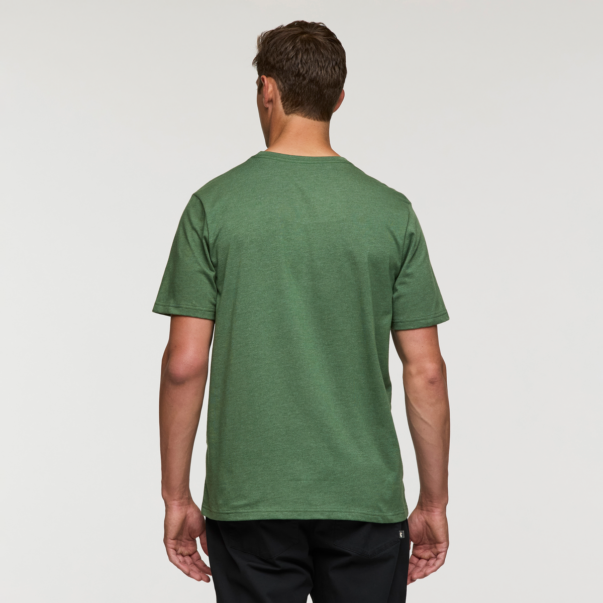 Sunrise Lake T-Shirt - Men's, Vine, Model Jackson