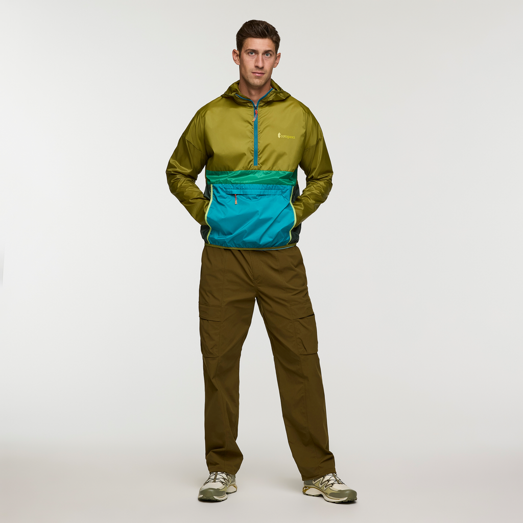 Teca Half-Zip Windbreaker - Men's, Firefly, Model Jackson