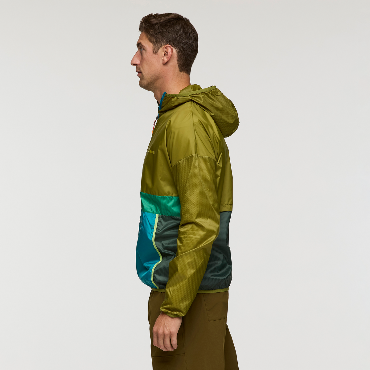 Teca Half-Zip Windbreaker - Men's, Firefly, Model Jackson