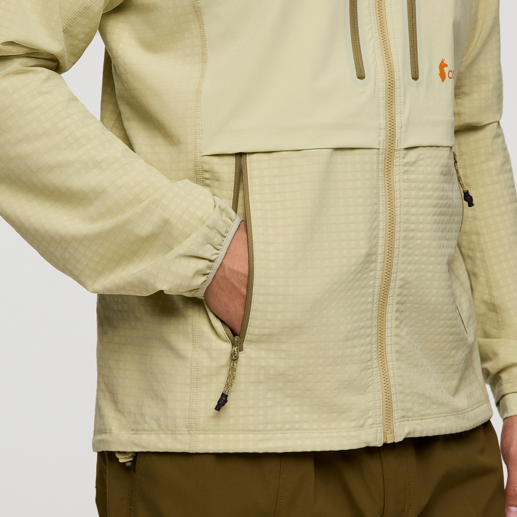 Yermo Hooded Jacket - Men's, Grain, Model Jackson