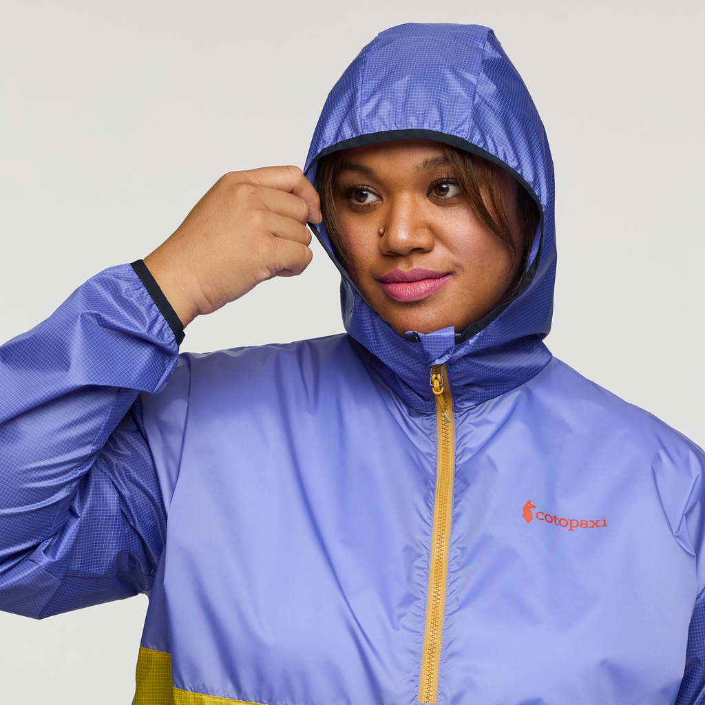 Teca Half-Zip Windbreaker - Women's, Garden Gnome, Model Amelia