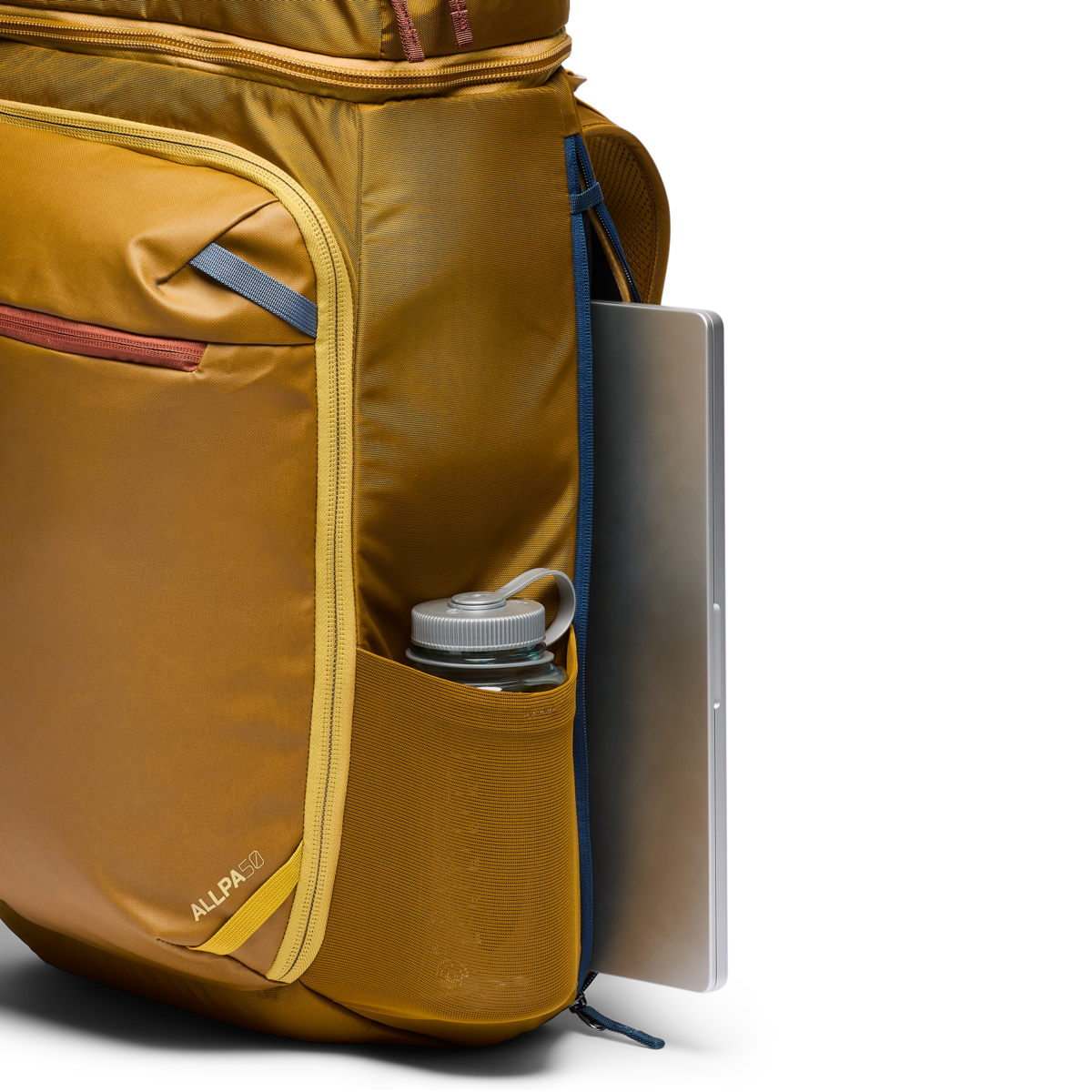 Allpa 50L Adventure Travel Pack, Bronze, Detail