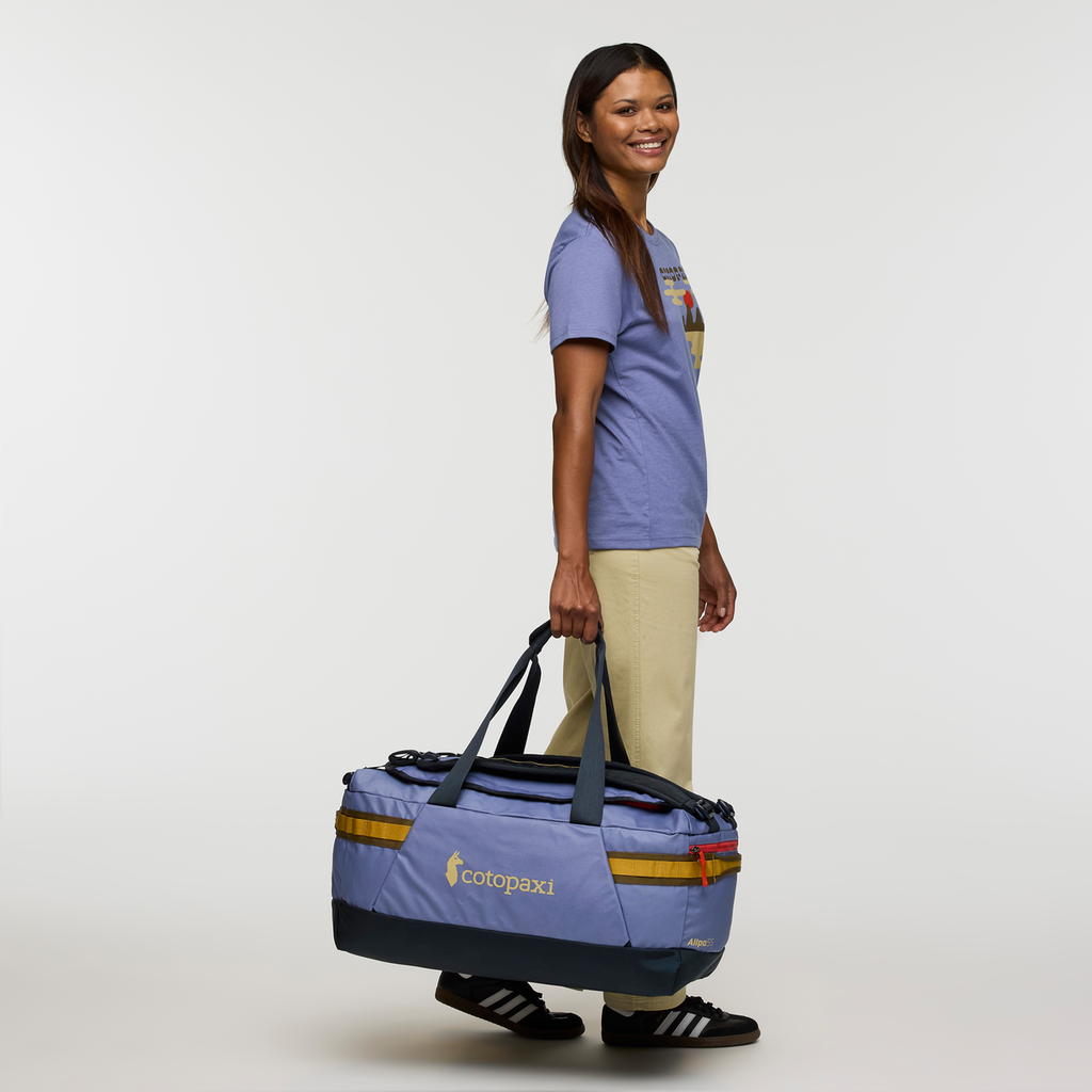 Allpa Getaway 55L Duffel, Blue Smoke/Carbon