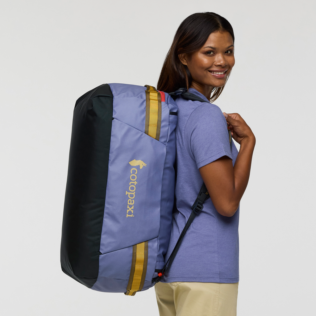 Allpa Getaway 55L Duffel, Blue Smoke/Carbon