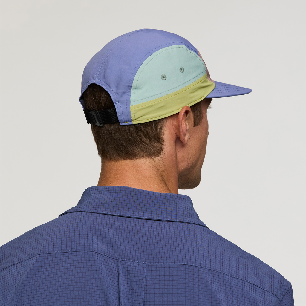 Cotopaxi Tech 5-Panel Hat, Reishi/Blue Smoke