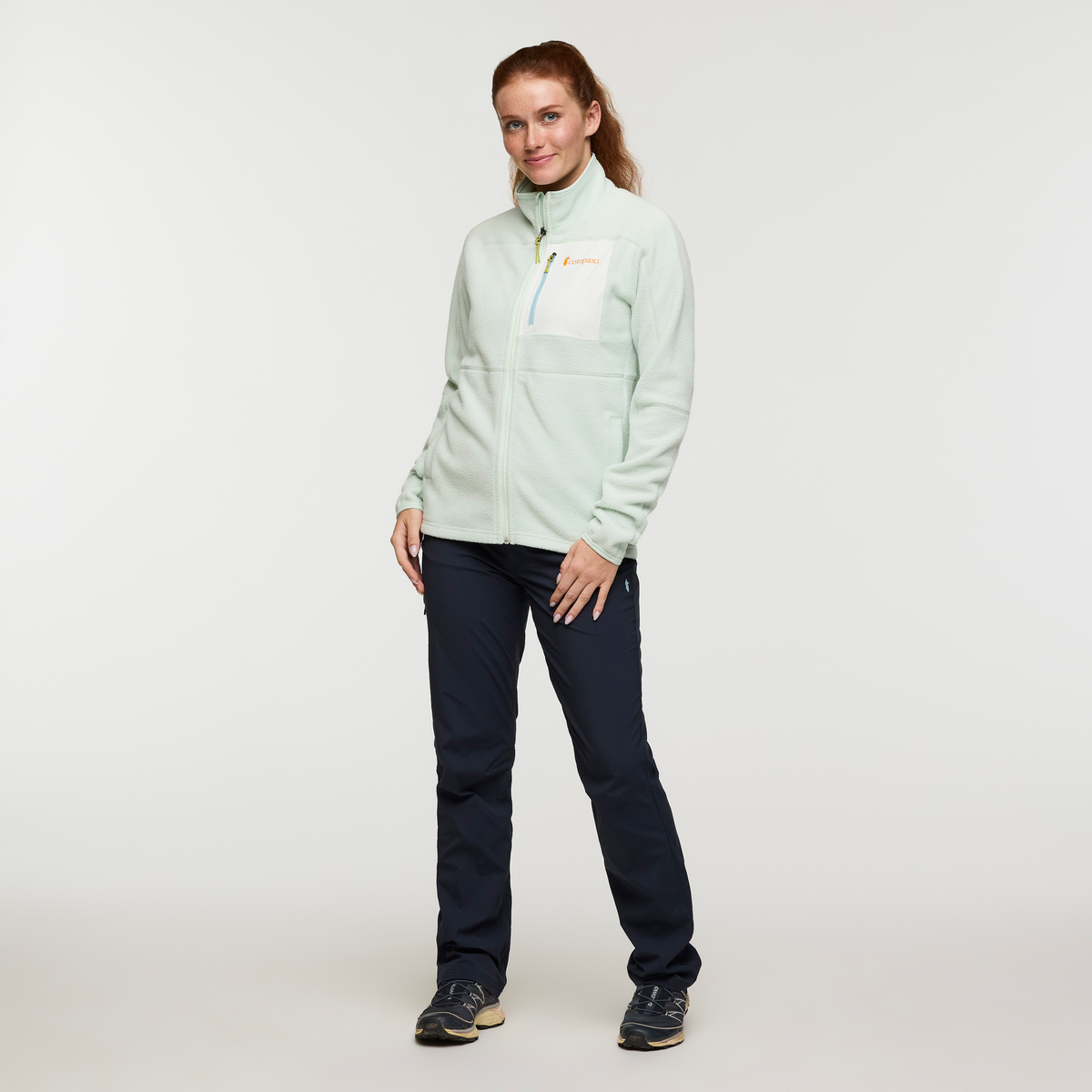 Abrazo Fleece Full-Zip Jacket - Women's, Foam, Model Caitlyn