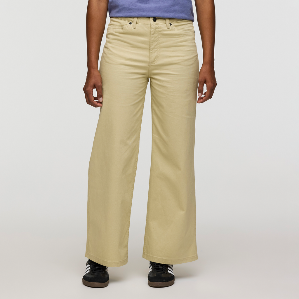 Ambato Wide Leg Pant - Women's, Grain, Model Jade