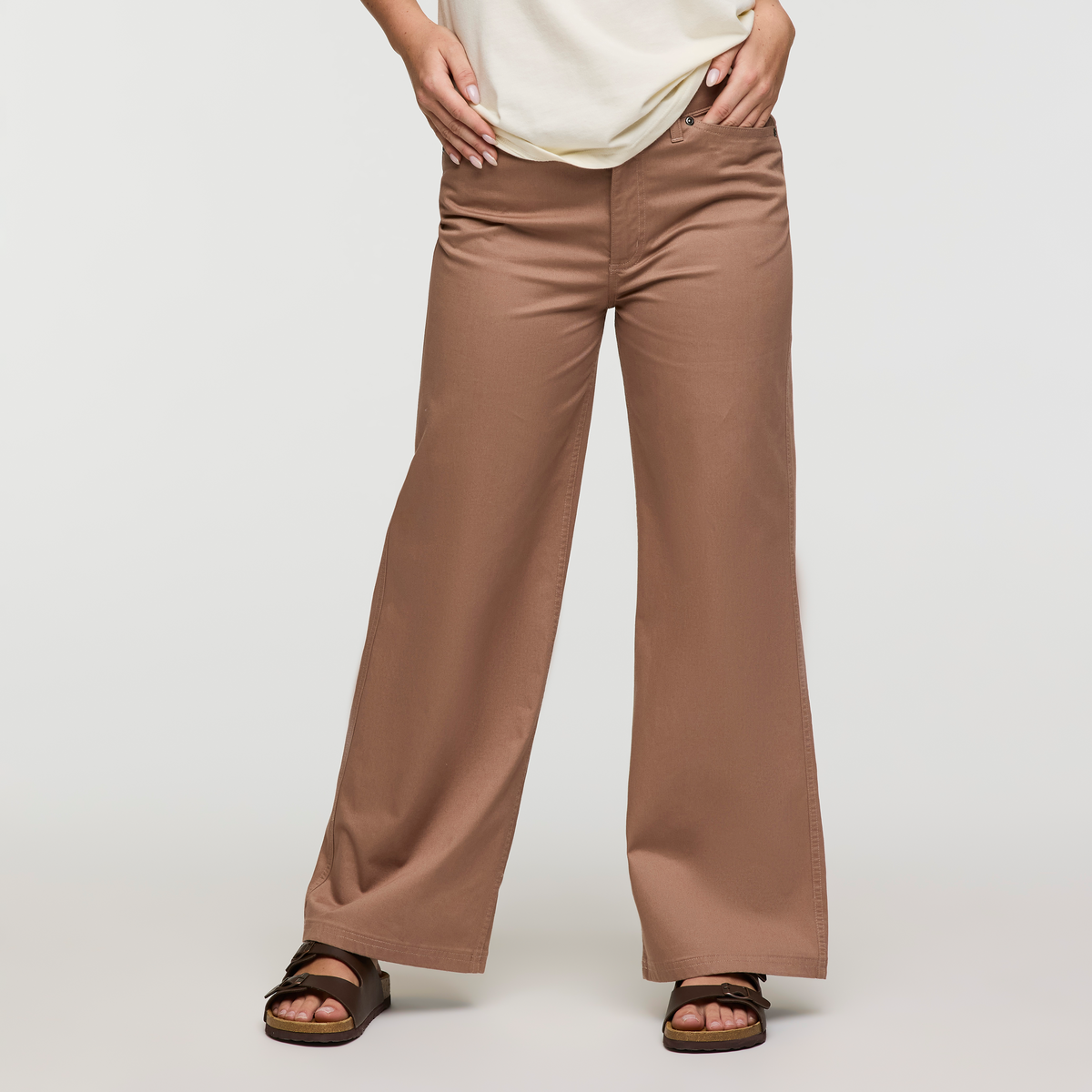 Ambato Wide Leg Pant - Women's, Reishi, Model Caitlyn