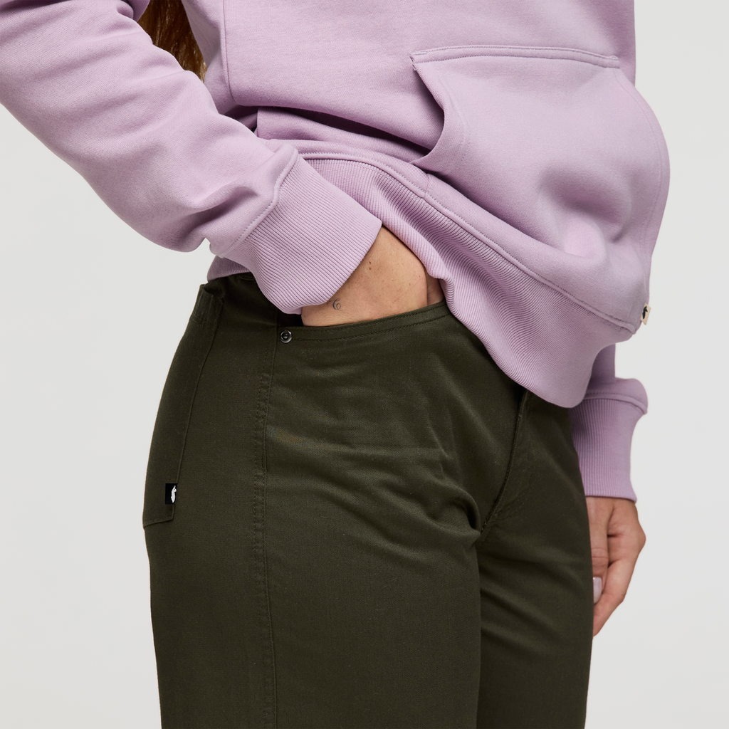 Ambato Wide Leg Pant - Women's, Woods, Model Caitlyn