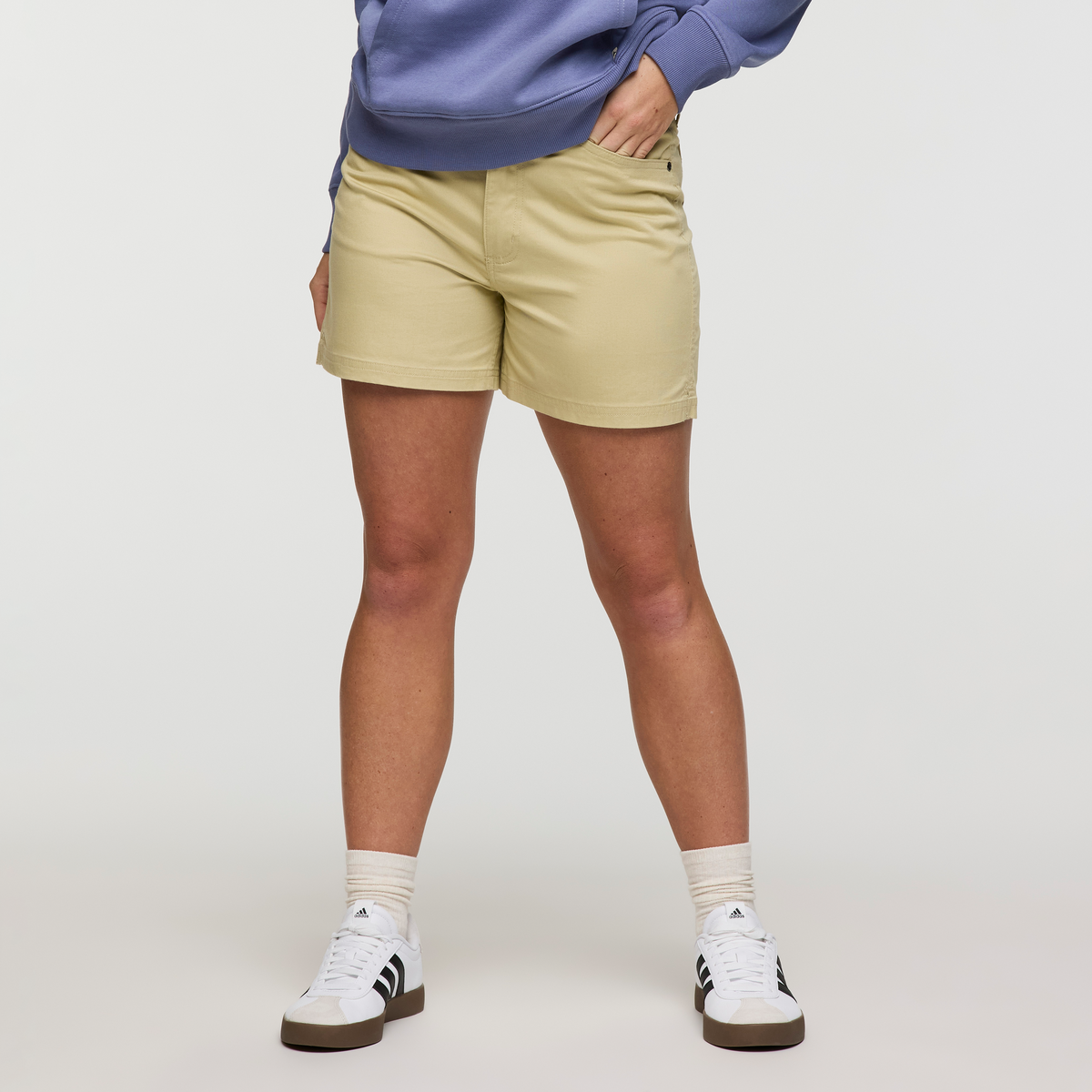 Ambato Short - Women's, Grain, Model Caitlyn
