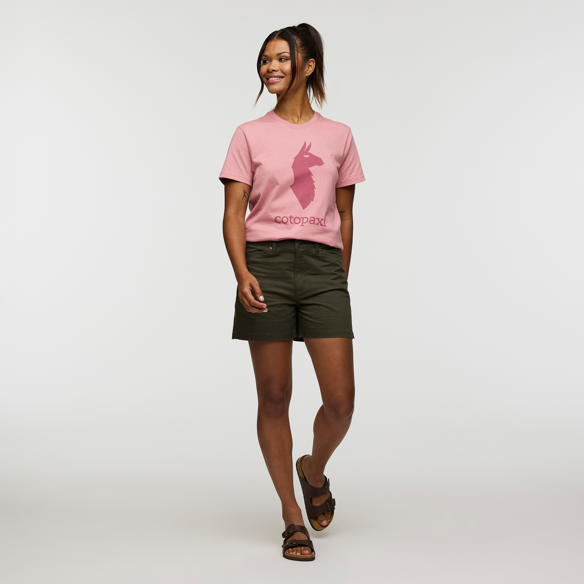 Ambato Short - Women's, Woods, Model Jade