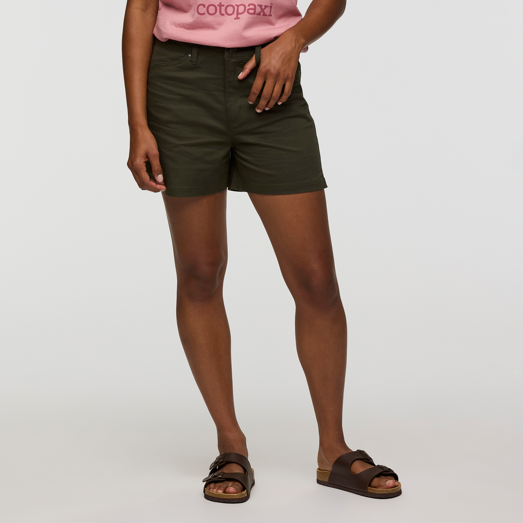 Ambato Short - Women's, Woods, Model Jade