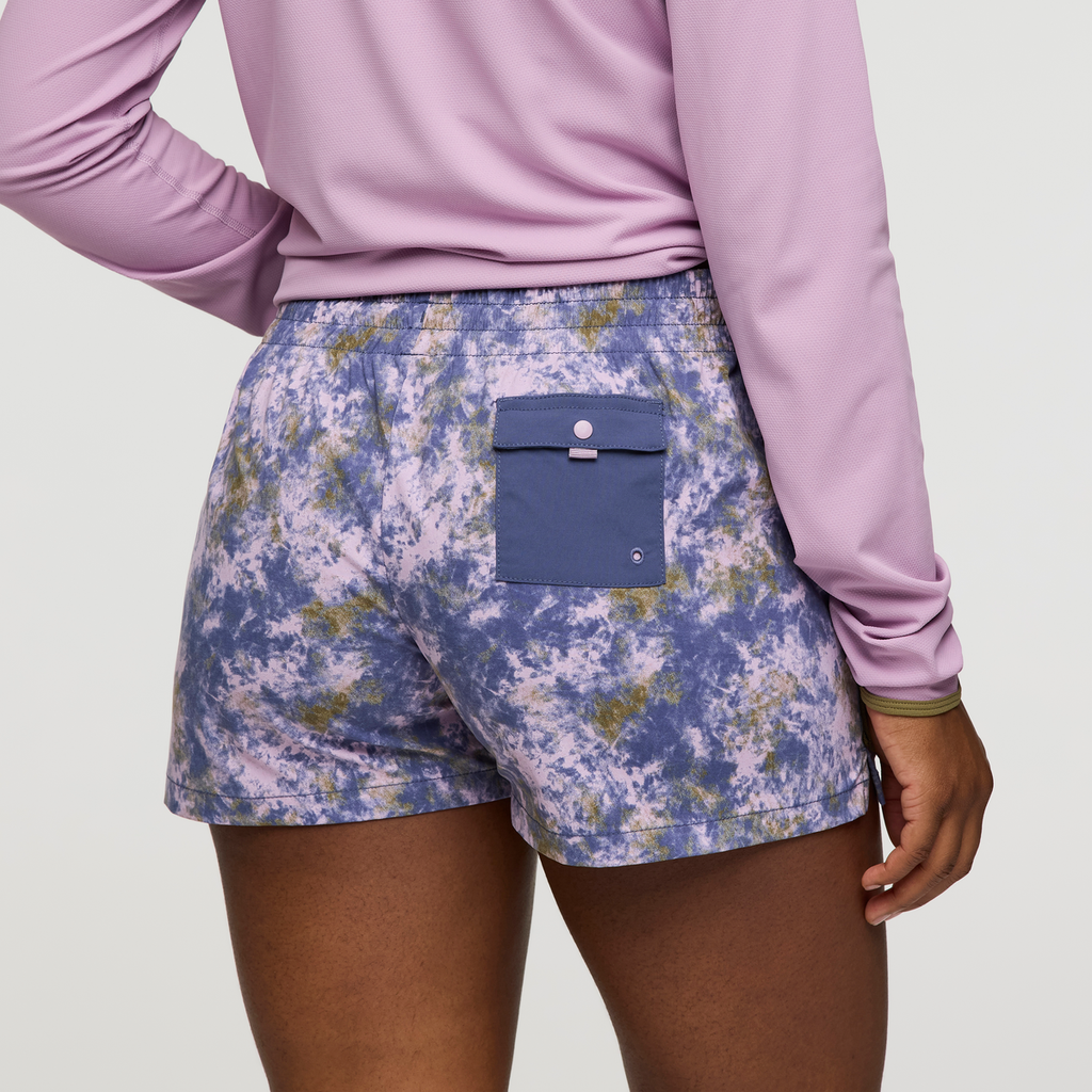 Brinco 3 Inch Short - Print - Women's, Galactic Dusk, Model Nadine