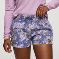 Brinco 3 Inch Short - Print - Women's, Galactic Dusk, Model Nadine