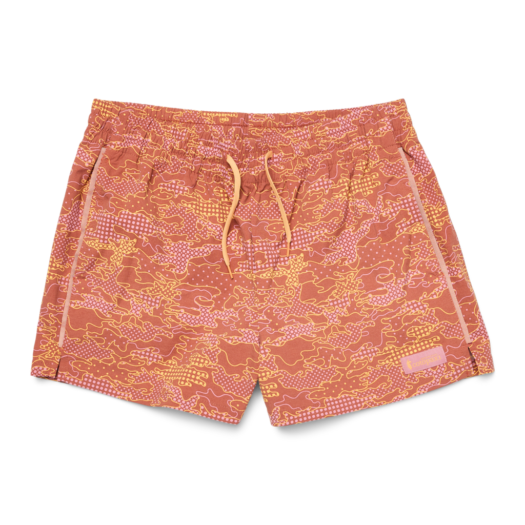 Brinco 3 Inch Short - Print - Women's, Scenic Route Faded Brick, Detail