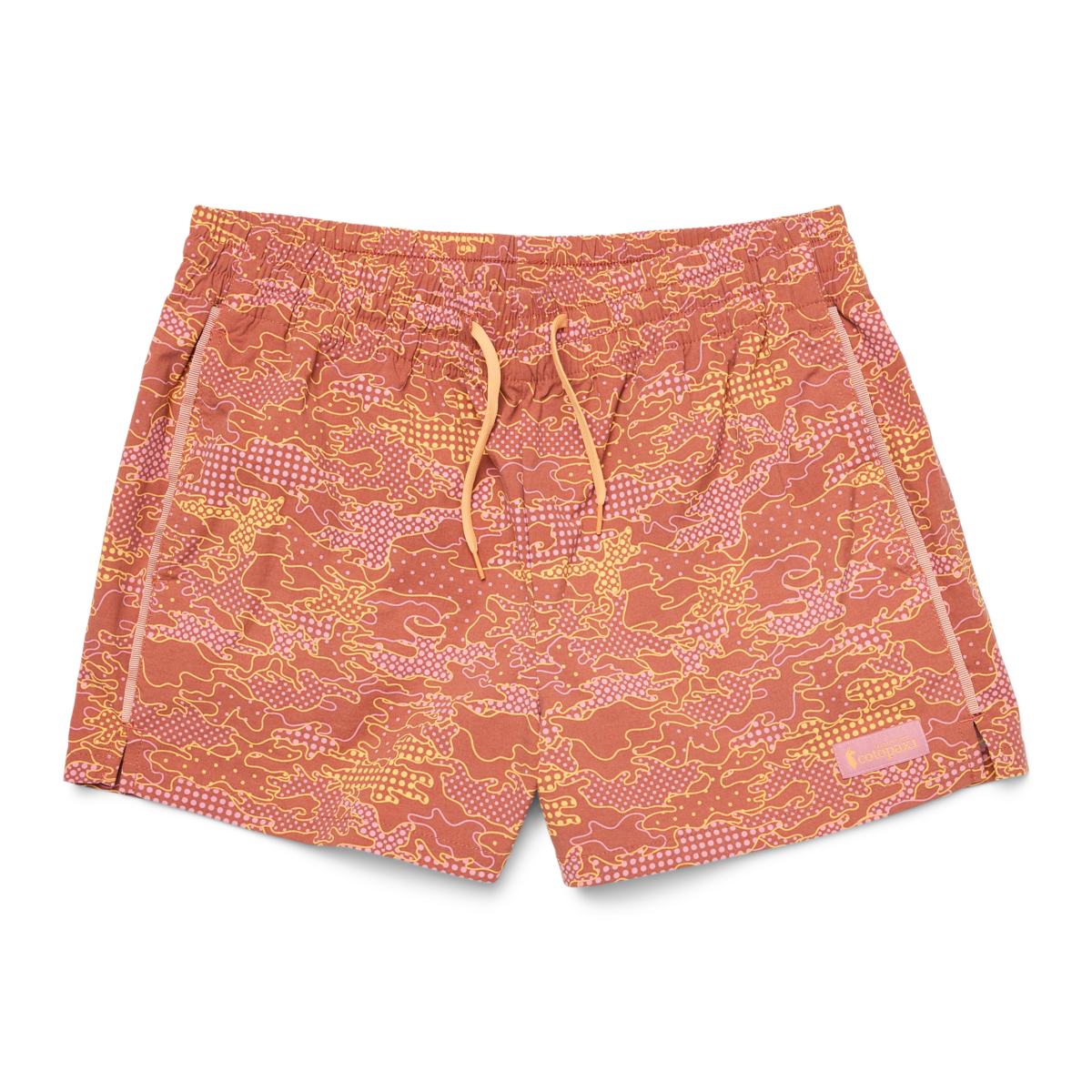Brinco 3 Inch Short - Print - Women's, Scenic Route Faded Brick, Detail