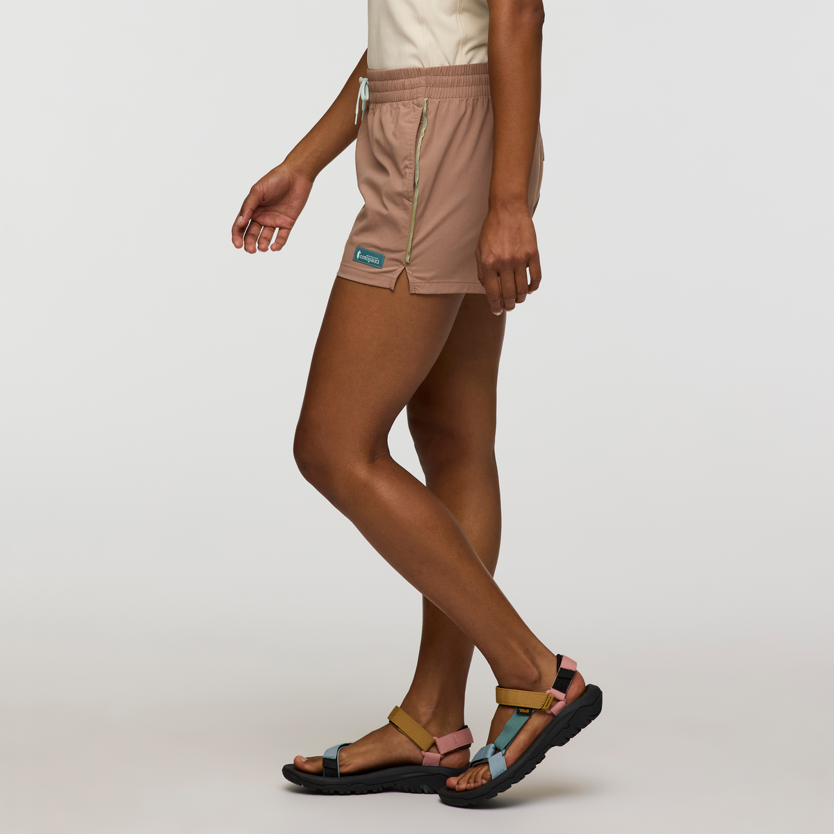 Brinco 3 Inch Short - Solid - Women's, Reishi, Model Jade