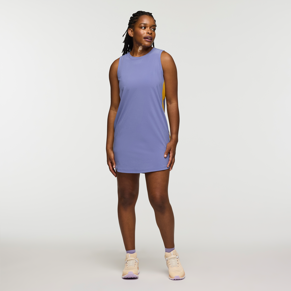 Cambio Dress - Women's, Blue Smoke, Model Nadine