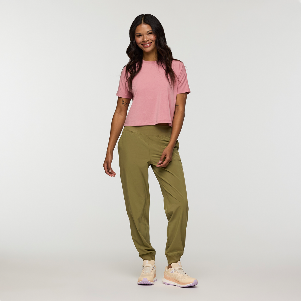 Cambio Jogger - Women's, Moss, Model Jade, shoppable