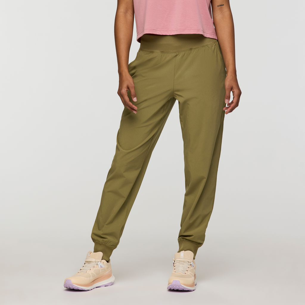 Cambio Jogger - Women's, Moss, Model Jade