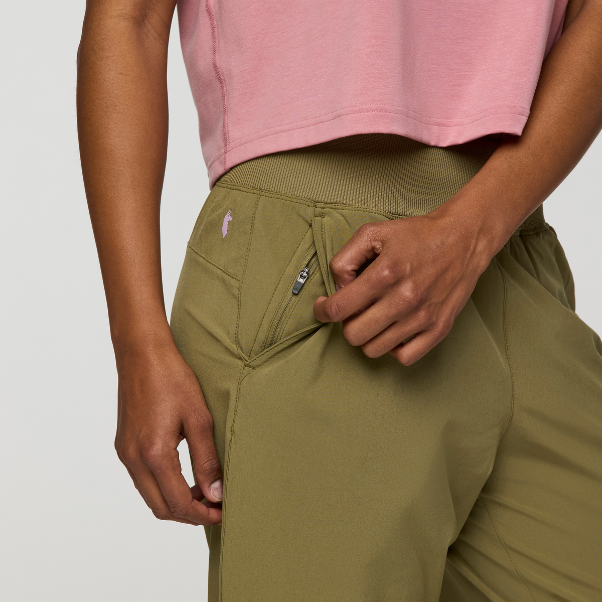 Cambio Jogger - Women's, Moss, Model Jade
