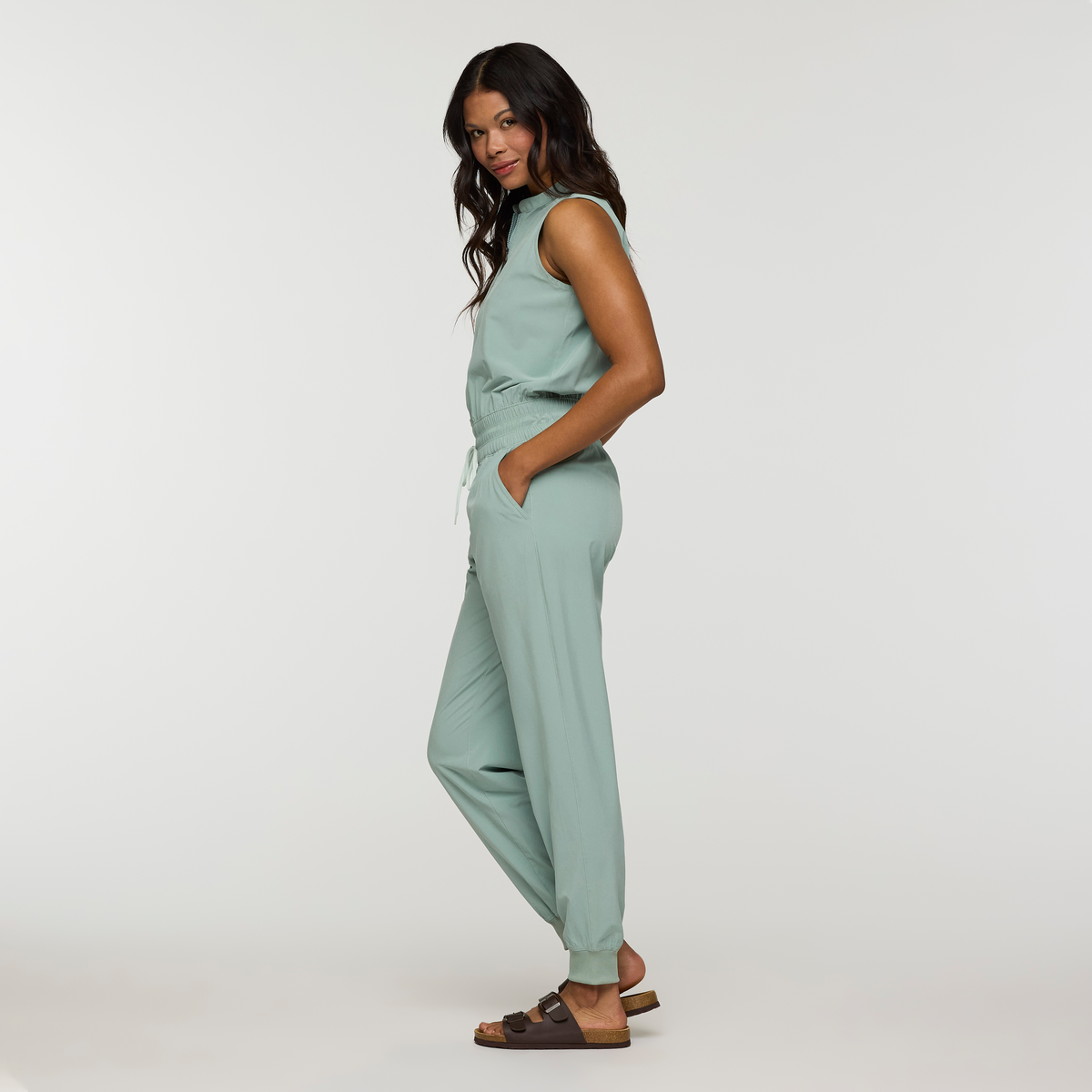 Cambio Jumpsuit - Women's, Silver Leaf, Model Jade