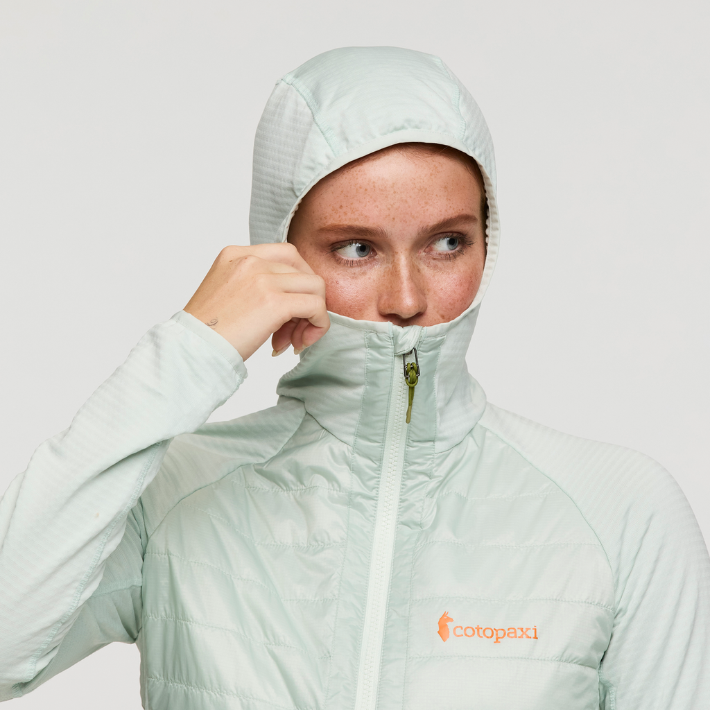Capa Hybrid Insulated Hooded Jacket - Women's, Foam, Model Caitlyn