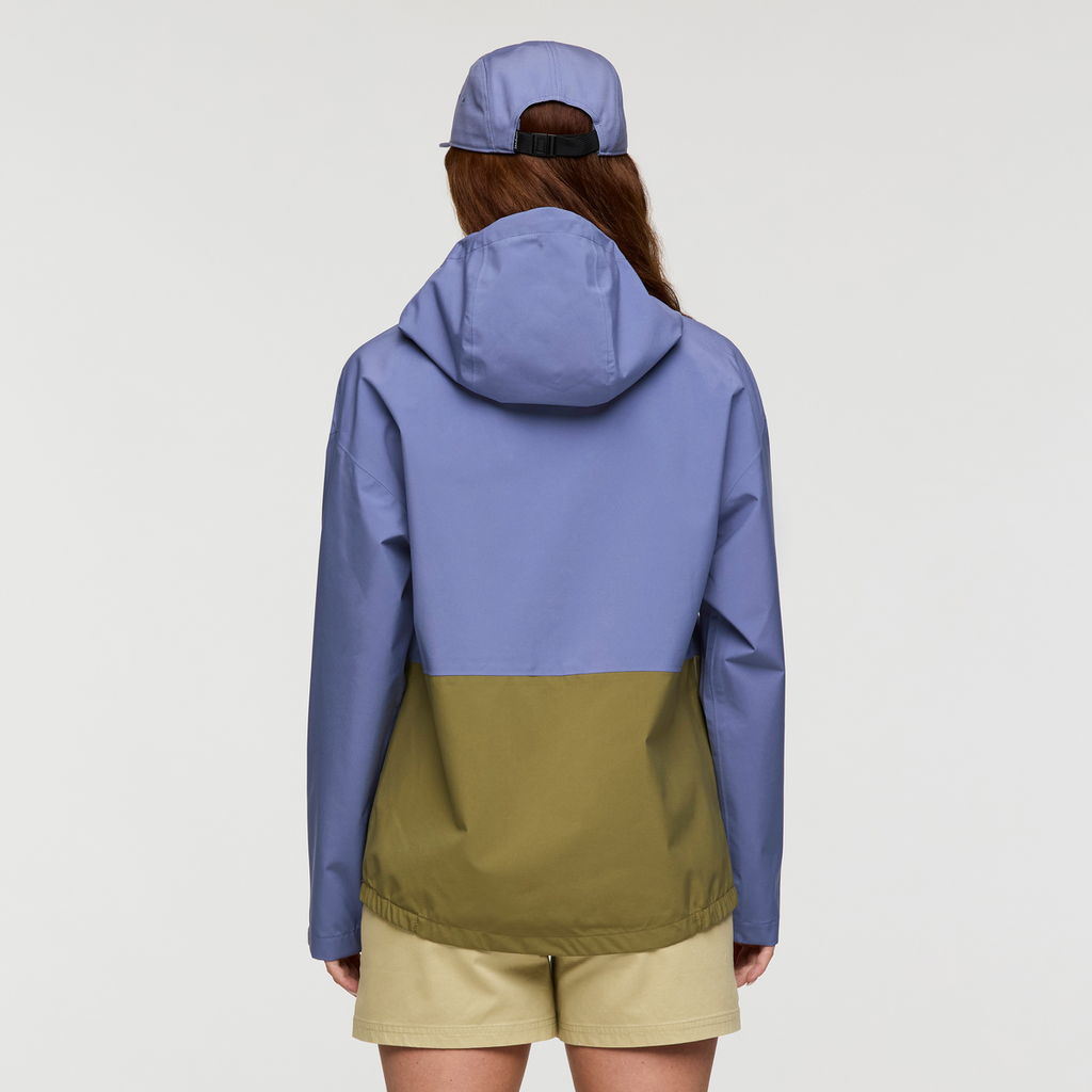 Cielo Rain Jacket - Women's, Blue Smoke/Grain, Model Caitlyn