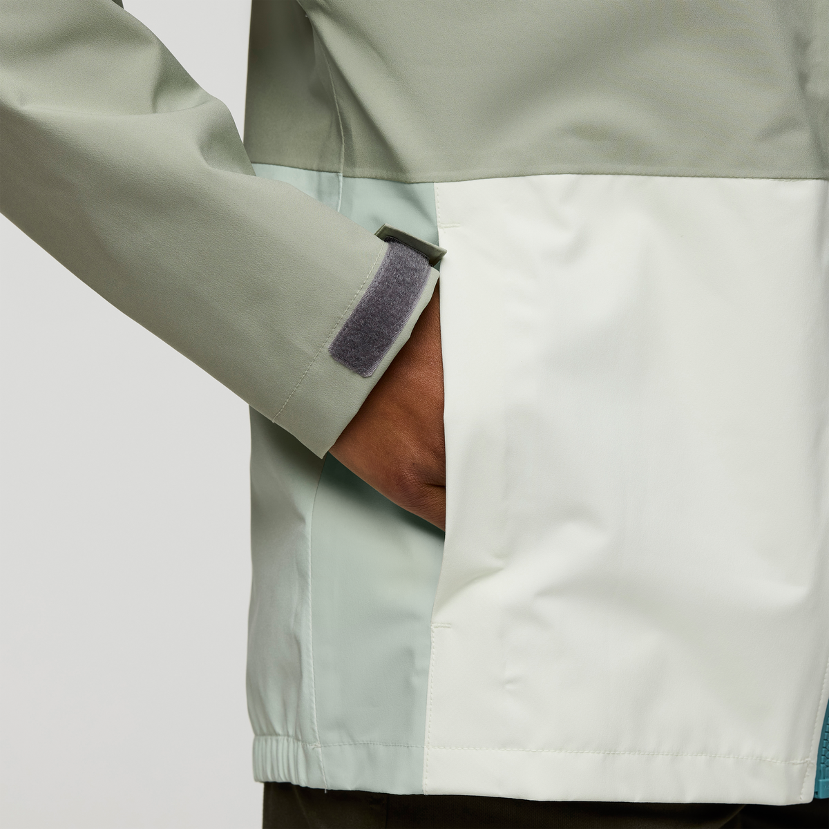 Cielo Rain Jacket - Women's, Brush/Dew, Model Jade