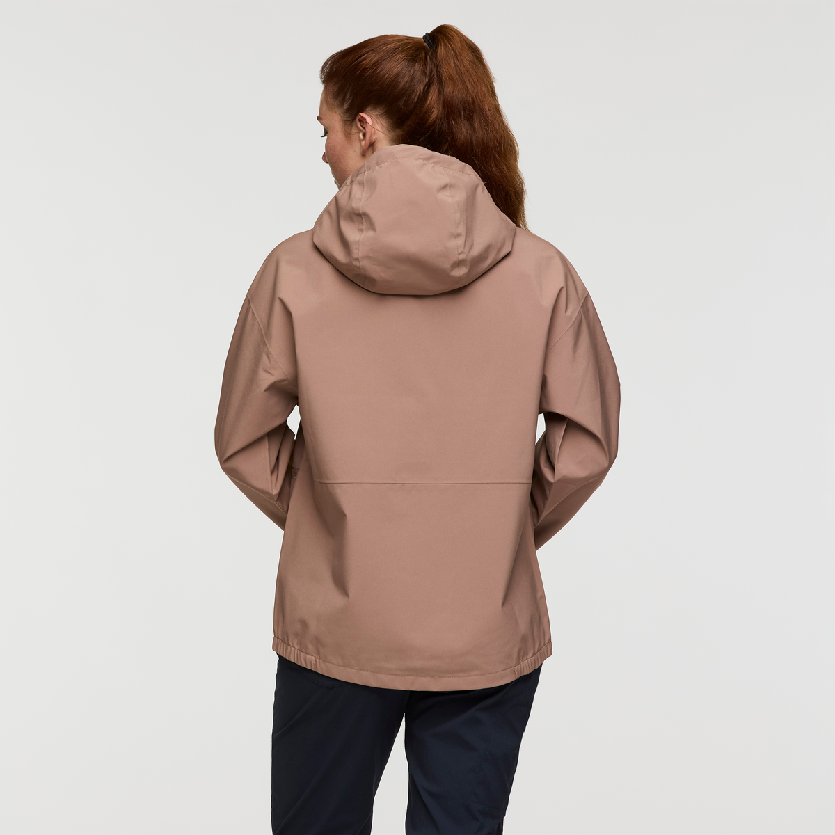 Cielo Rain Jacket - Women's, Reishi, Model Caitlyn