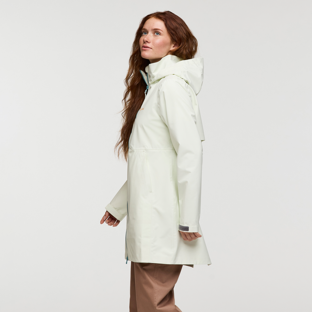 Cielo Rain Trench - Women's, Dew, Model Caitlyn