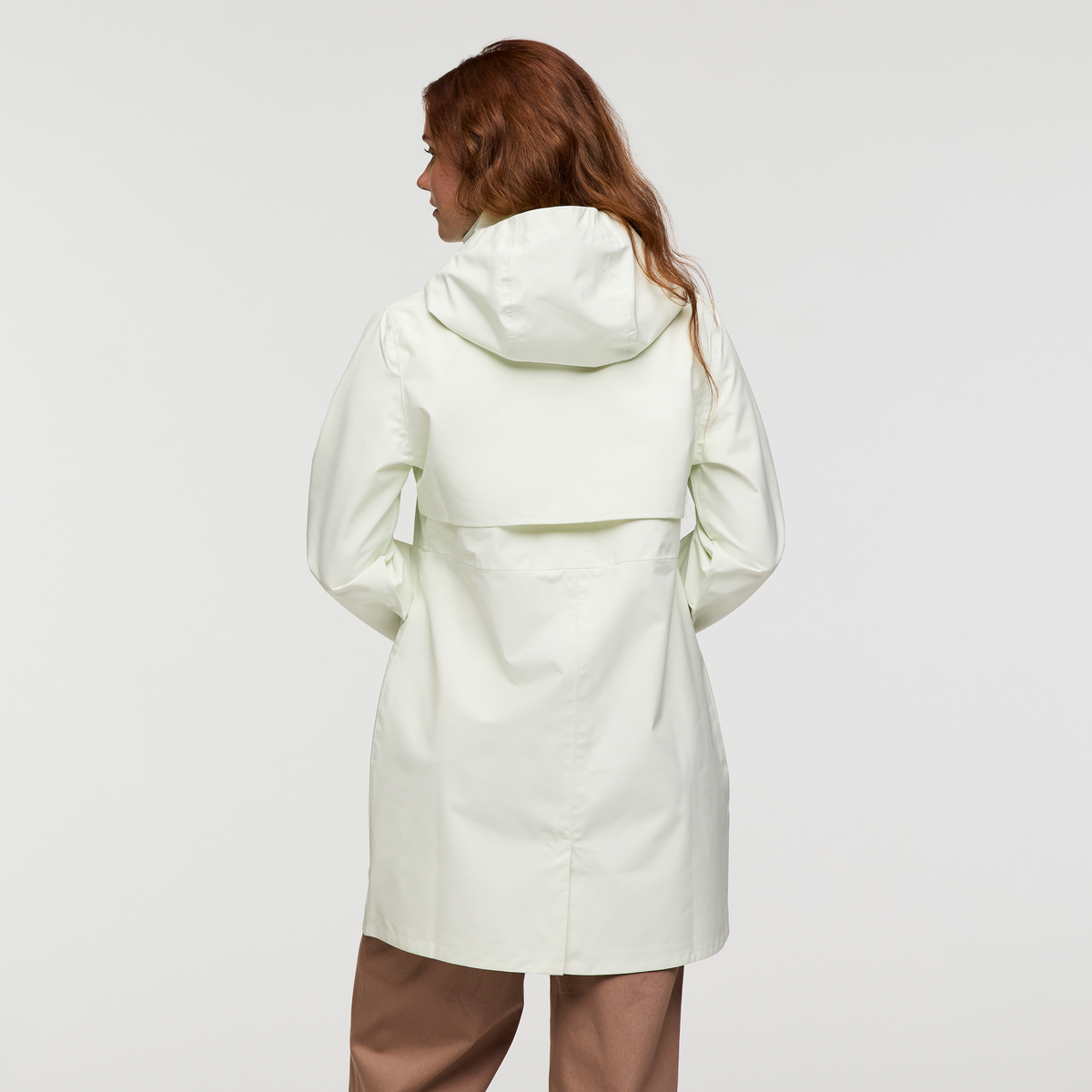 Cielo Rain Trench - Women's, Dew, Model Caitlyn