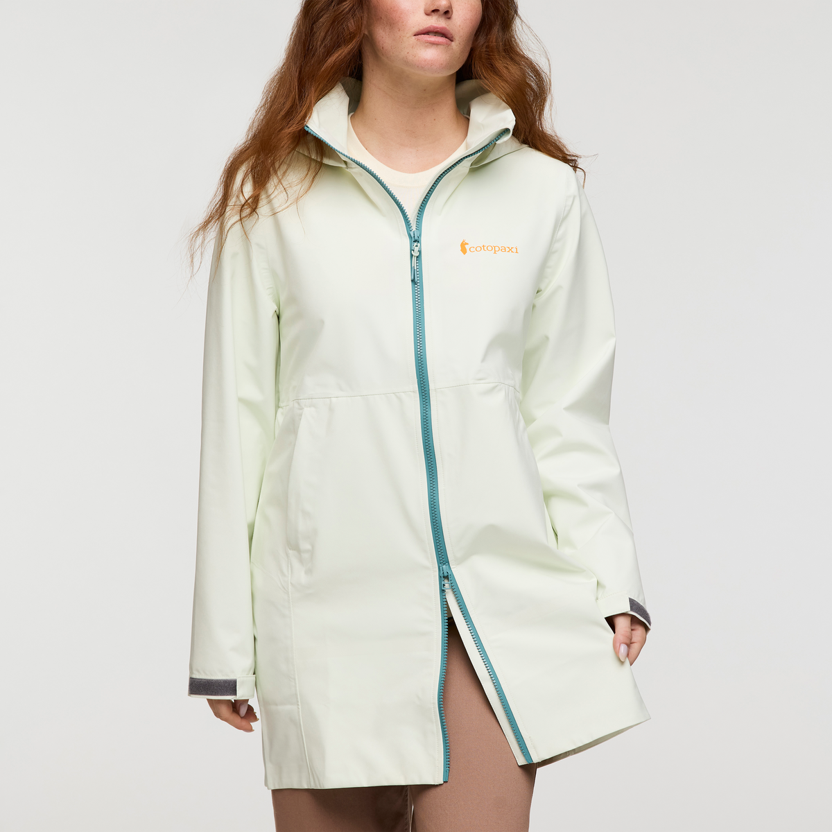 Cielo Rain Trench - Women's, Dew, Model Caitlyn