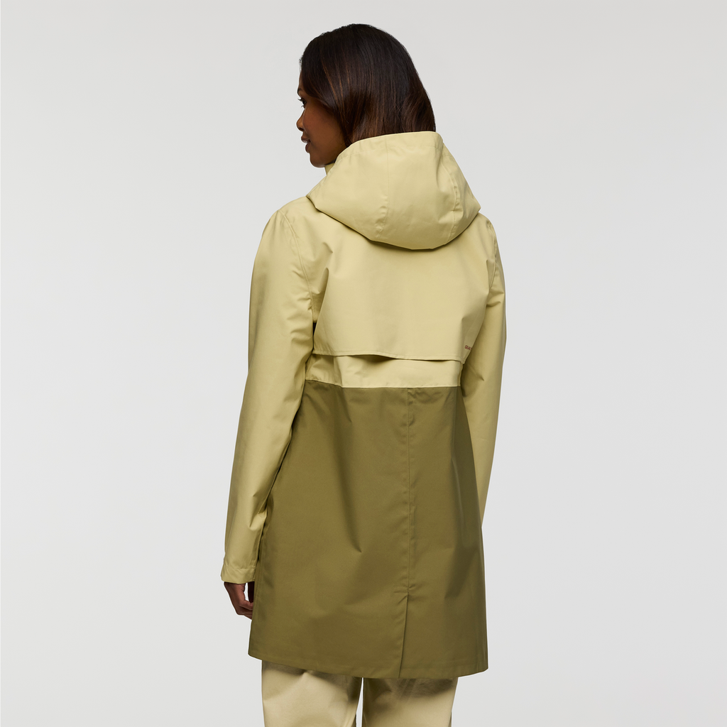 Cielo Rain Trench - Women's, Grain/Blue Smoke, Model Jade