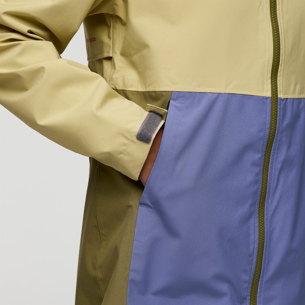 Cielo Rain Trench - Women's, Grain/Blue Smoke, Model Jade