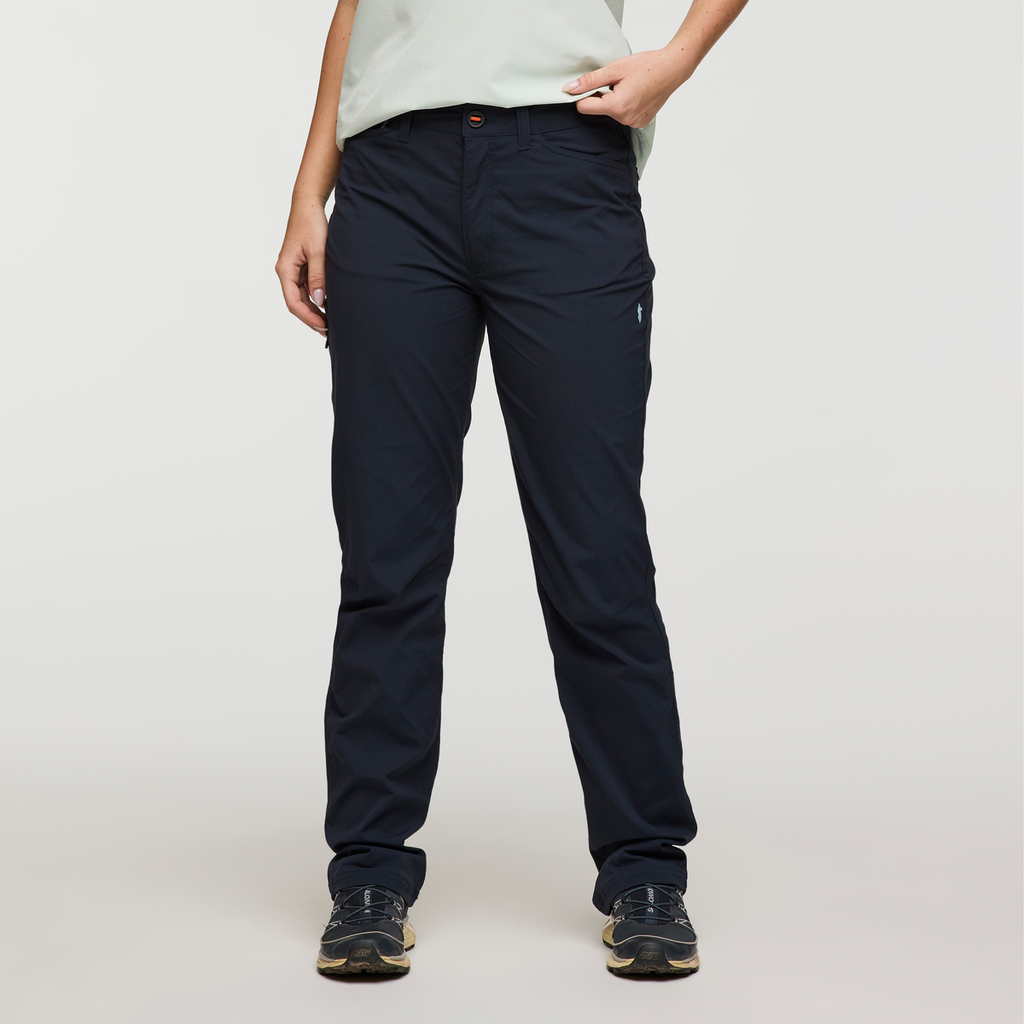 Coraje Tech Pant - Women's, Carbon, Model Caitlyn