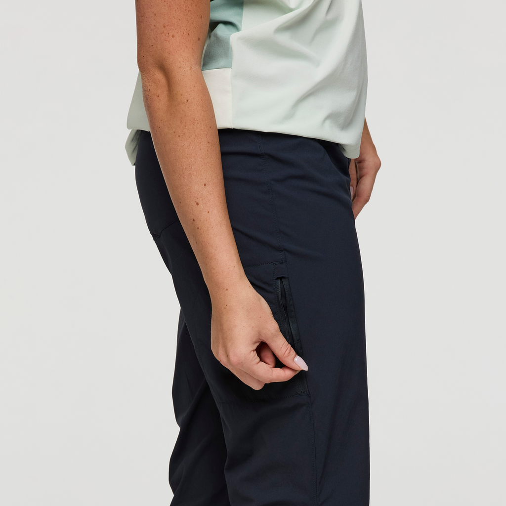 Coraje Tech Pant - Women's, Carbon, Model Caitlyn