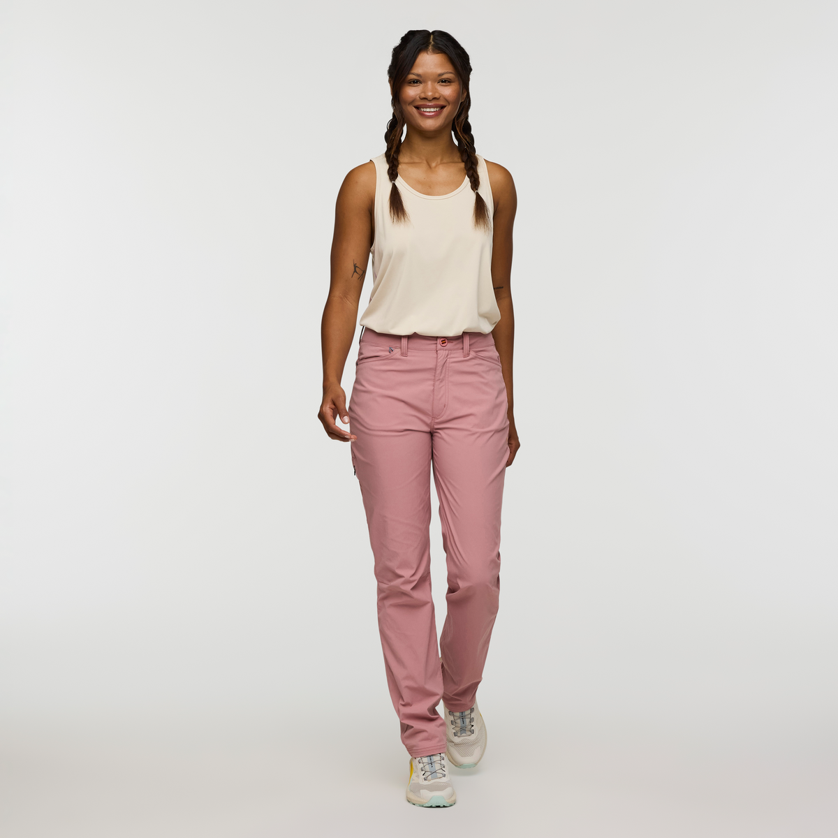 Coraje Tech Pant - Women's, Rose, Model Jade