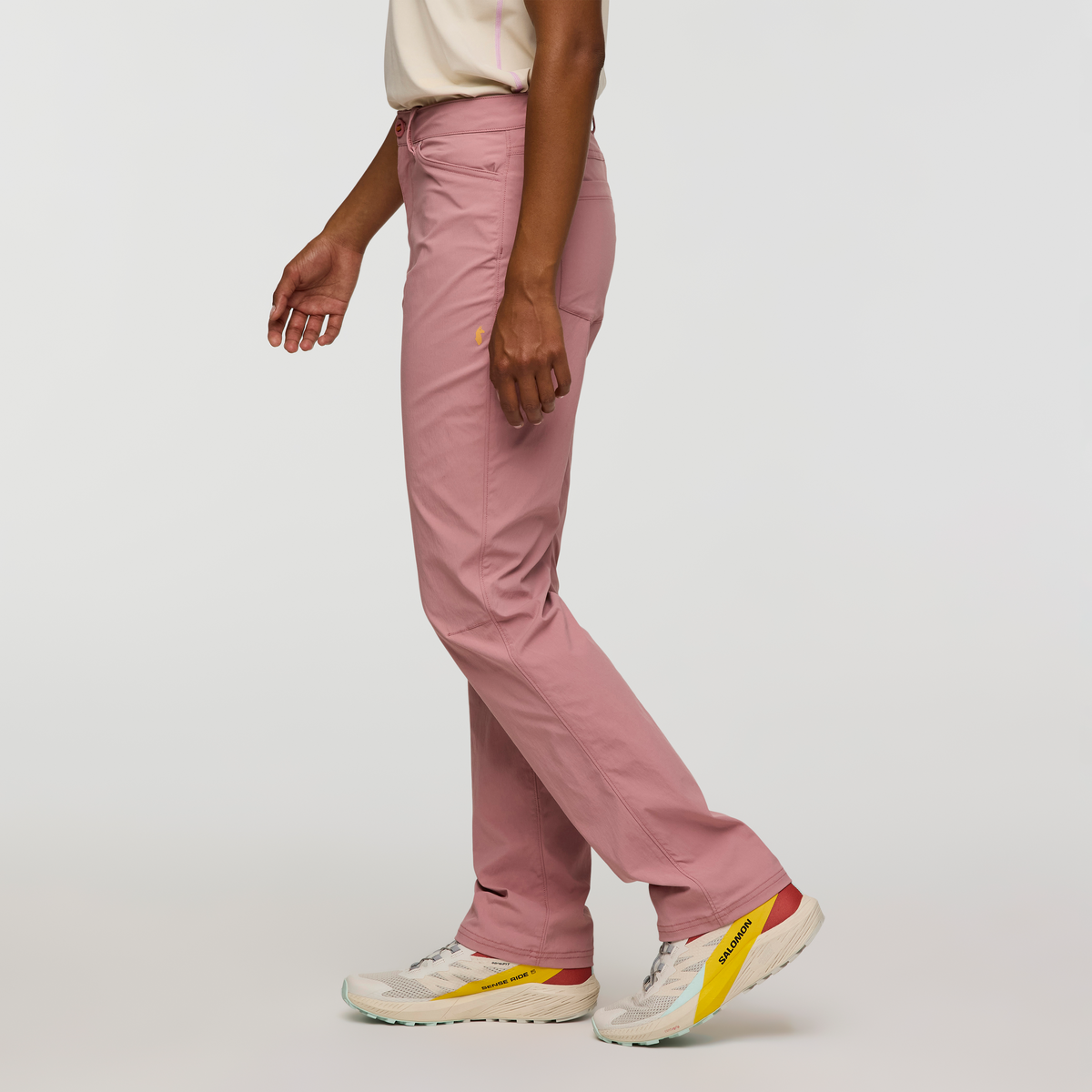 Coraje Tech Pant - Women's, Rose, Model Jade