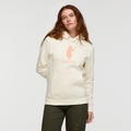 Cotopaxi Llama Pullover Hoodie - Women's, Bone, Model Caitlyn