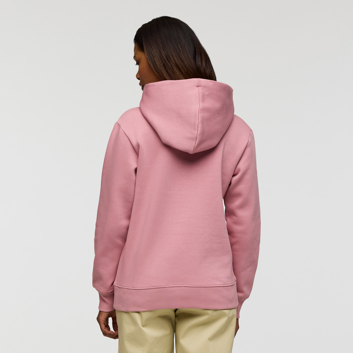 Cotopaxi Llama Pullover Hoodie - Women's, Rose, Model Jade
