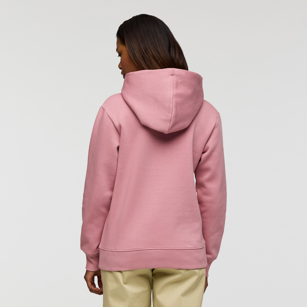 Cotopaxi Llama Pullover Hoodie - Women's, Rose, Model Jade
