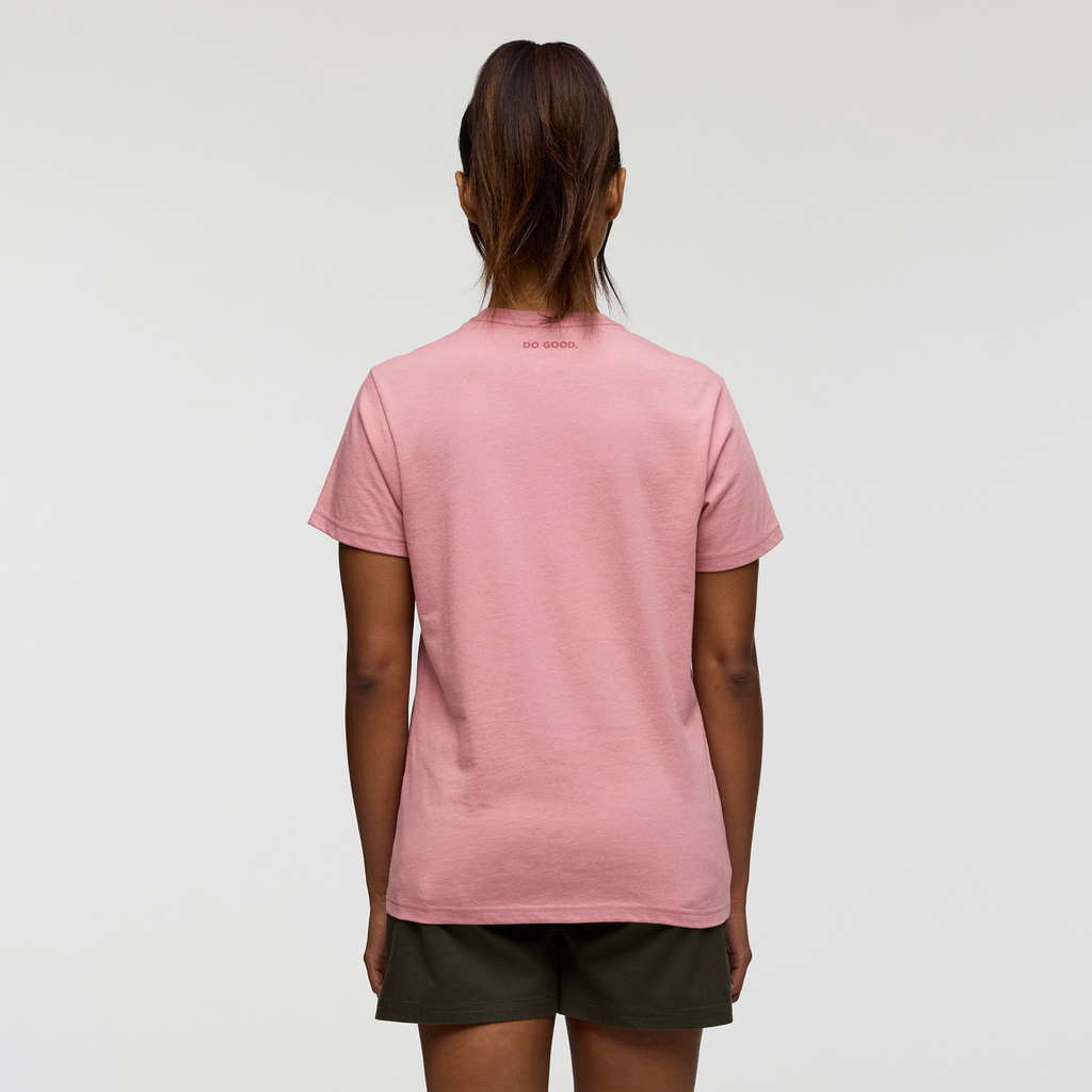 Cotopaxi Llama T-Shirt - Women's, Rose, Model Jade