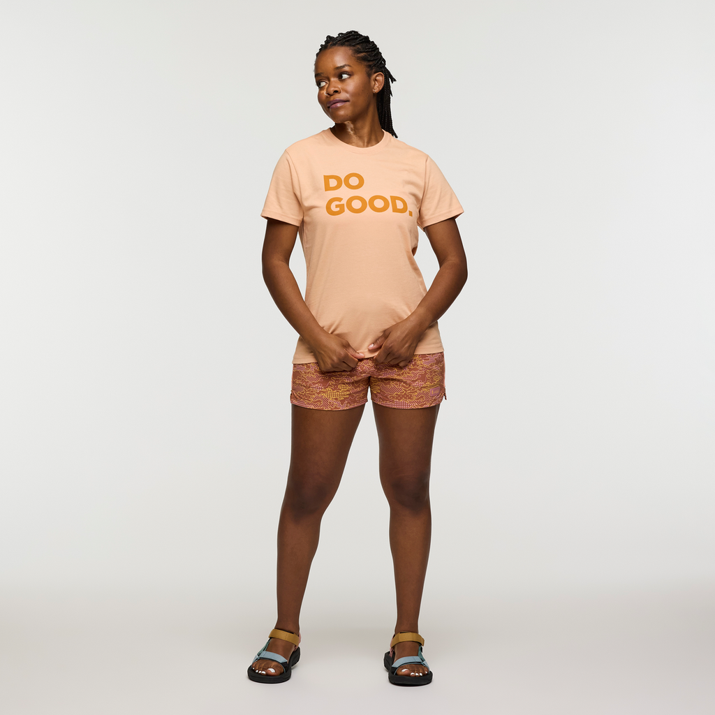 Do Good T-Shirt - Women's, Apricot, Model Nadine