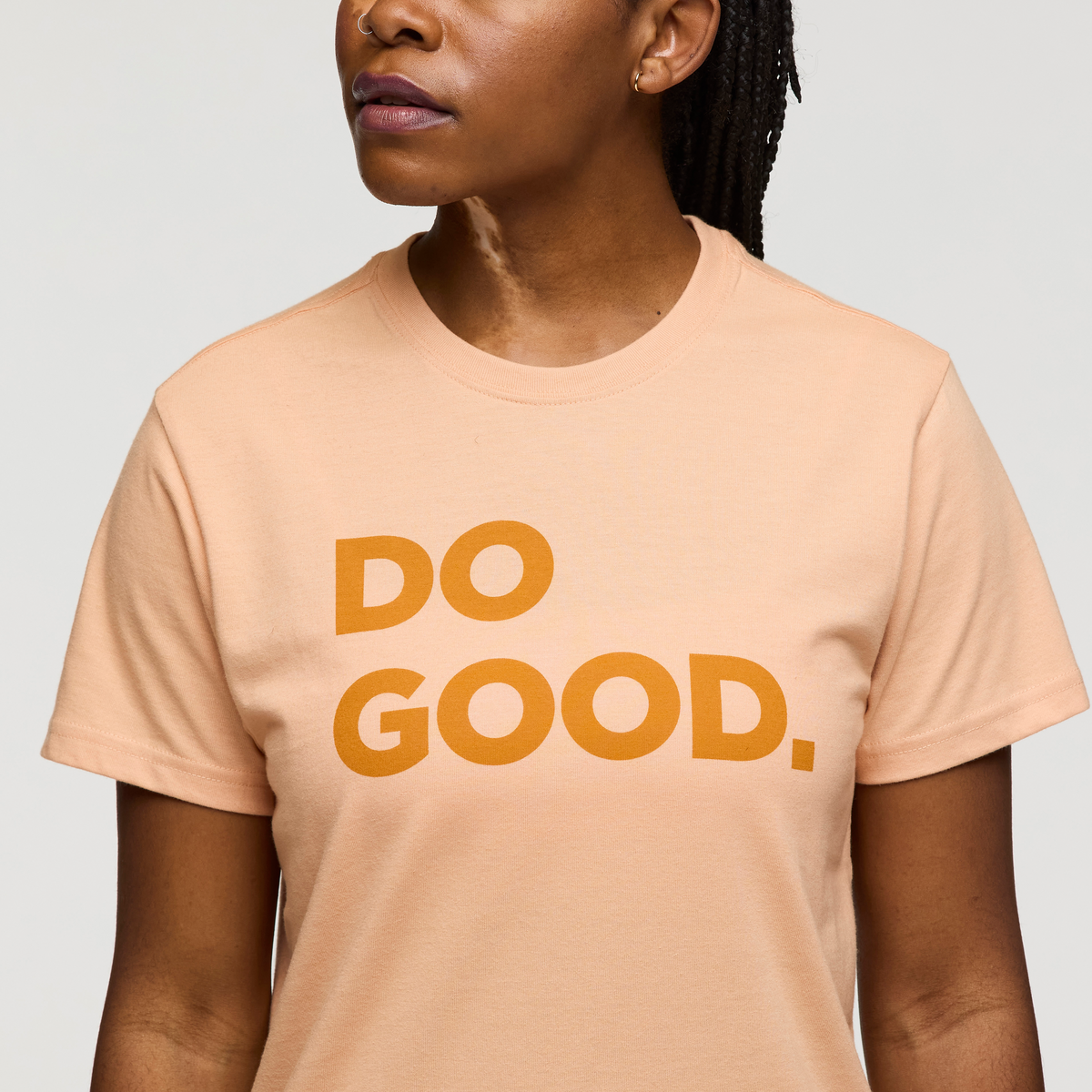 Do Good T-Shirt - Women's, Apricot, Model Nadine