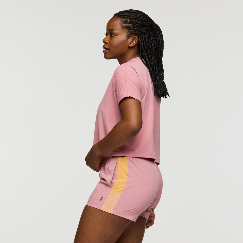 Empaca Boxy T-Shirt - Women's, Rose, Model Nadine
