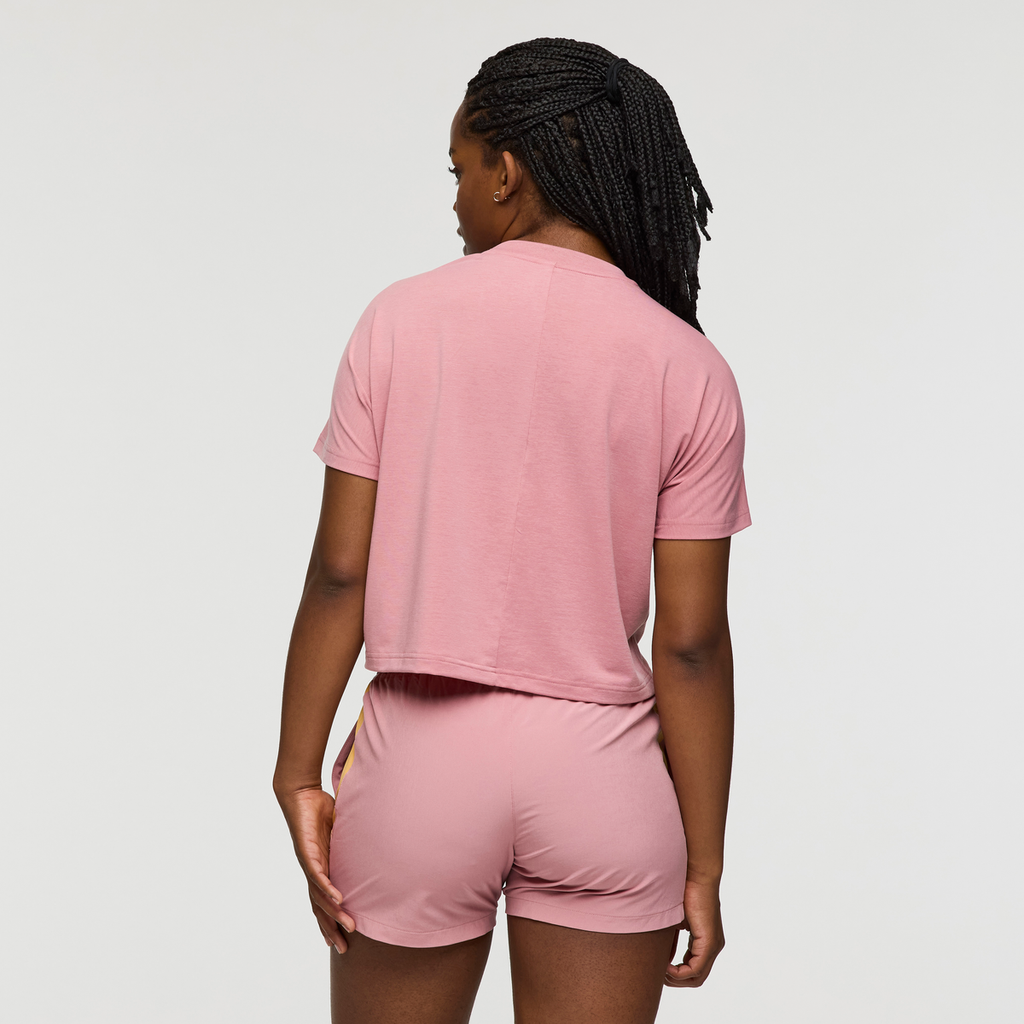 Empaca Boxy T-Shirt - Women's, Rose, Model Nadine