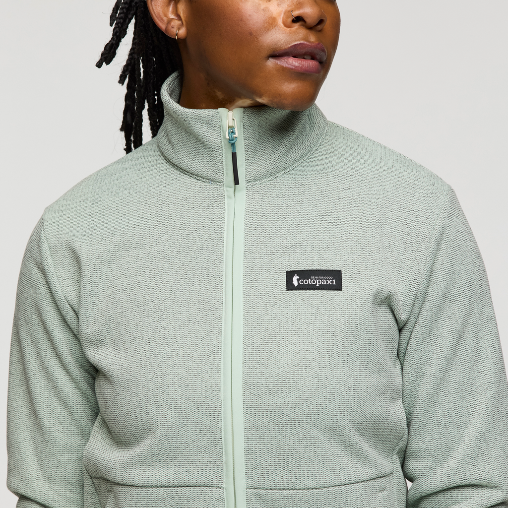 Envo Fleece Full-Zip Jacket - Women's, Heather Foam, Model Nadine